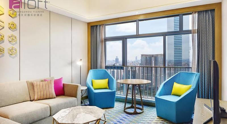 Aloft Guangzhou University Park Eksteriør bilde